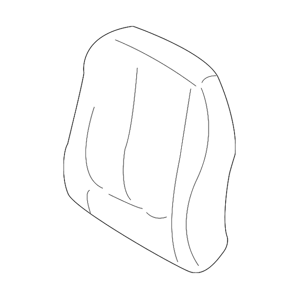 Genuine Hyundai 88460-2D100-FAM Seat Back Covering Front Passenger Side Genuine Hyundai 88460-2D100-FAM Seat Back Covering Front Passenger Side